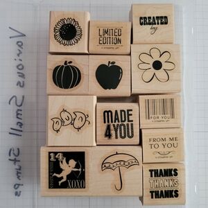Stampin' Up! - Various Small Stamps (Miscellaneous) - LIKE NEW